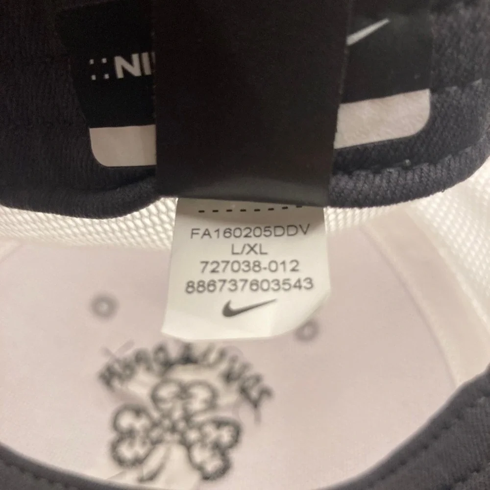 Nike Golf Hat Erin‎ Hills 2017 U.S. Open L/XL Grey White Black Logo Cap